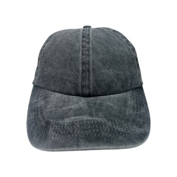 Jenni Washed Black StrapBack Hat - One Size - Picture 2 of 7